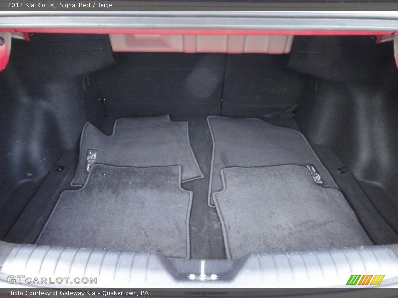 Signal Red / Beige 2012 Kia Rio LX