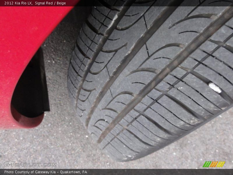 Signal Red / Beige 2012 Kia Rio LX
