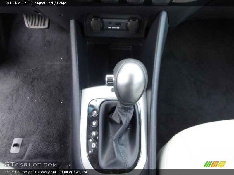 Signal Red / Beige 2012 Kia Rio LX