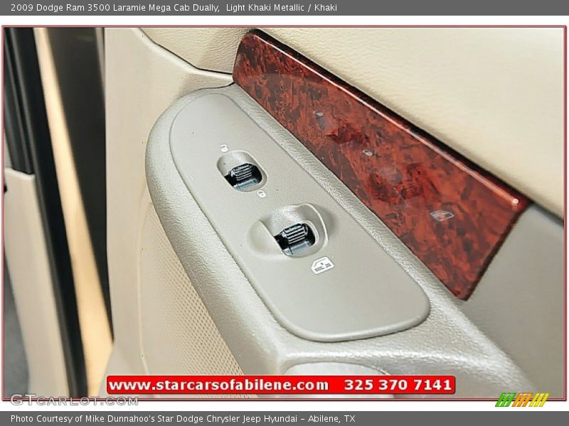 Light Khaki Metallic / Khaki 2009 Dodge Ram 3500 Laramie Mega Cab Dually