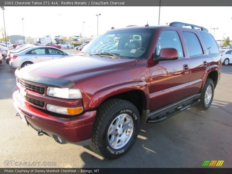 Redfire Metallic / Gray/Dark Charcoal 2003 Chevrolet Tahoe Z71 4x4