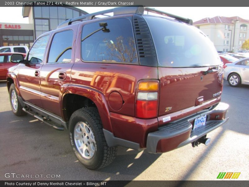 Redfire Metallic / Gray/Dark Charcoal 2003 Chevrolet Tahoe Z71 4x4
