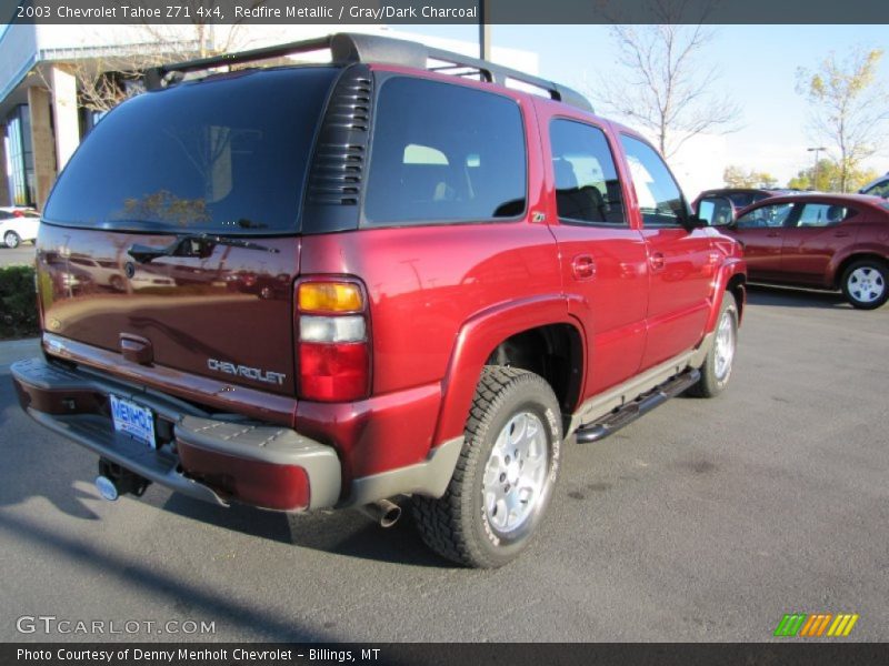 Redfire Metallic / Gray/Dark Charcoal 2003 Chevrolet Tahoe Z71 4x4