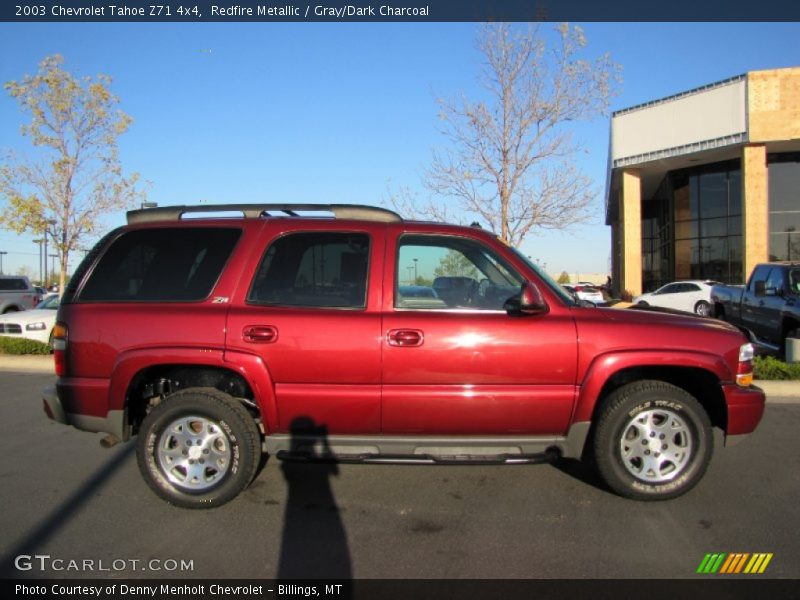 Redfire Metallic / Gray/Dark Charcoal 2003 Chevrolet Tahoe Z71 4x4