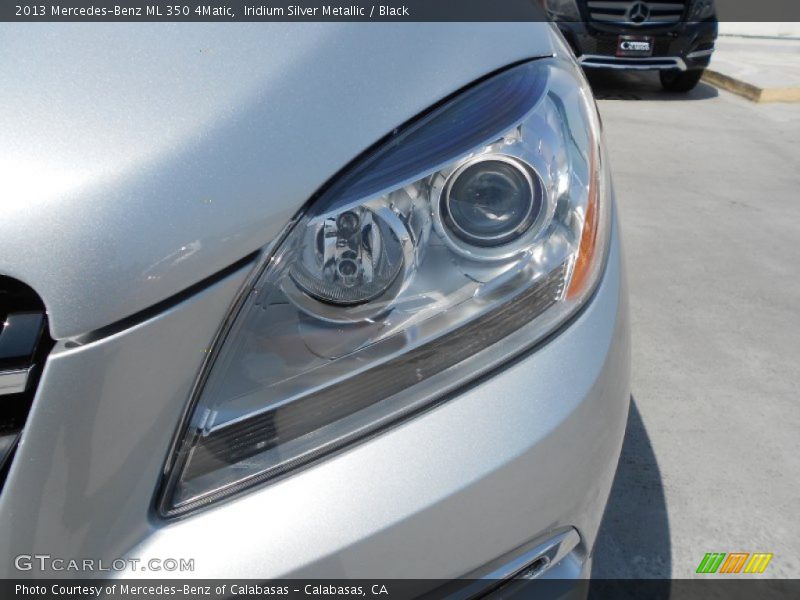 Iridium Silver Metallic / Black 2013 Mercedes-Benz ML 350 4Matic