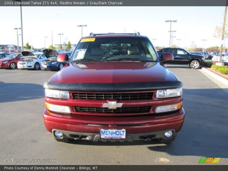 Redfire Metallic / Gray/Dark Charcoal 2003 Chevrolet Tahoe Z71 4x4