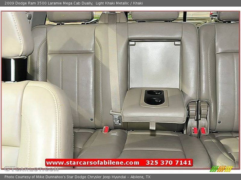 Light Khaki Metallic / Khaki 2009 Dodge Ram 3500 Laramie Mega Cab Dually