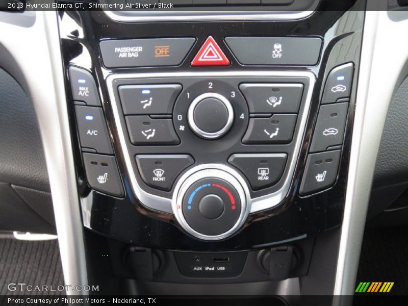 Controls of 2013 Elantra GT