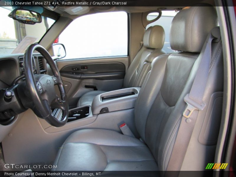 Redfire Metallic / Gray/Dark Charcoal 2003 Chevrolet Tahoe Z71 4x4
