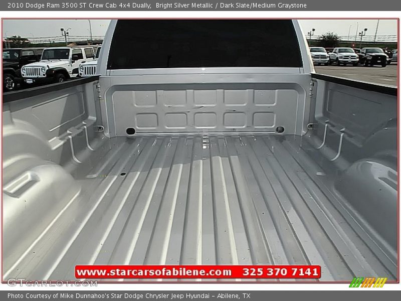 Bright Silver Metallic / Dark Slate/Medium Graystone 2010 Dodge Ram 3500 ST Crew Cab 4x4 Dually