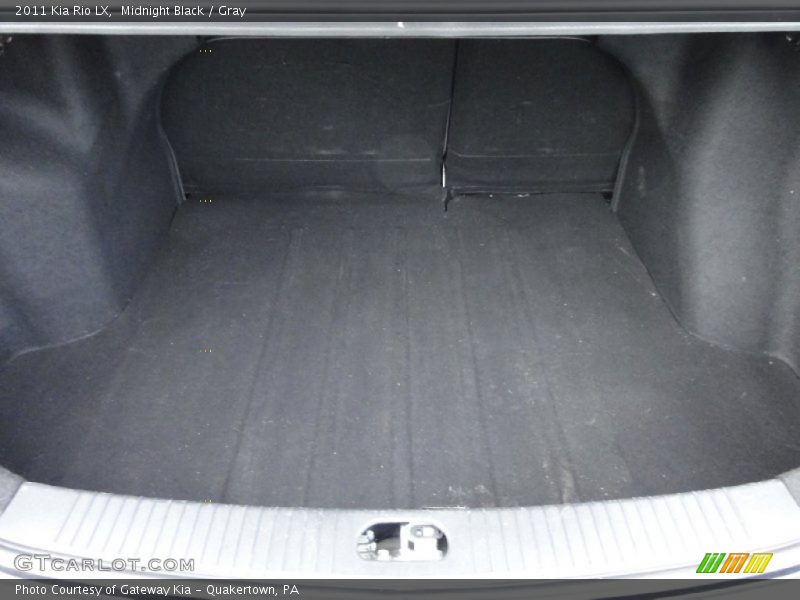 Midnight Black / Gray 2011 Kia Rio LX
