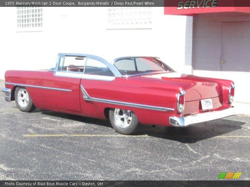 Burgandy Metallic / Deep Red/Pearl White 1955 Mercury Montclair 2 Door Coupe