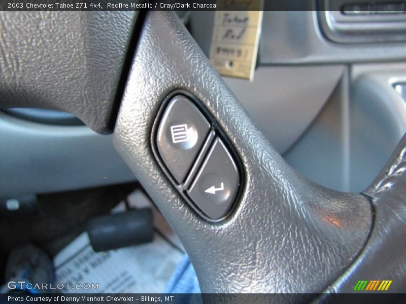 Redfire Metallic / Gray/Dark Charcoal 2003 Chevrolet Tahoe Z71 4x4