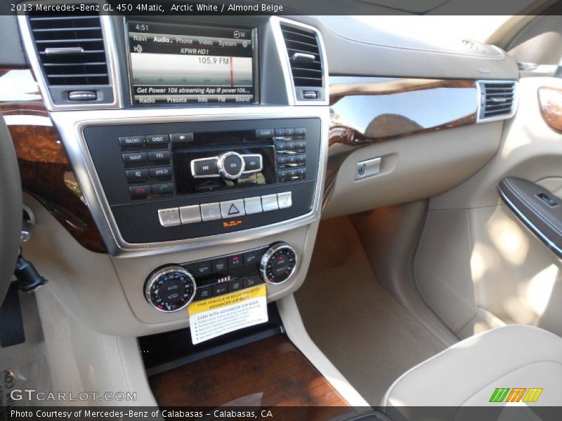 Arctic White / Almond Beige 2013 Mercedes-Benz GL 450 4Matic