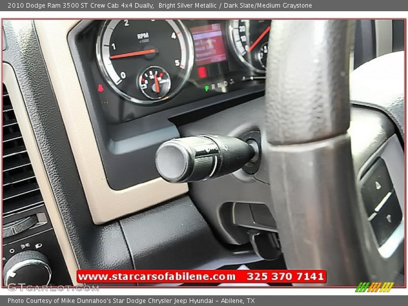 Bright Silver Metallic / Dark Slate/Medium Graystone 2010 Dodge Ram 3500 ST Crew Cab 4x4 Dually