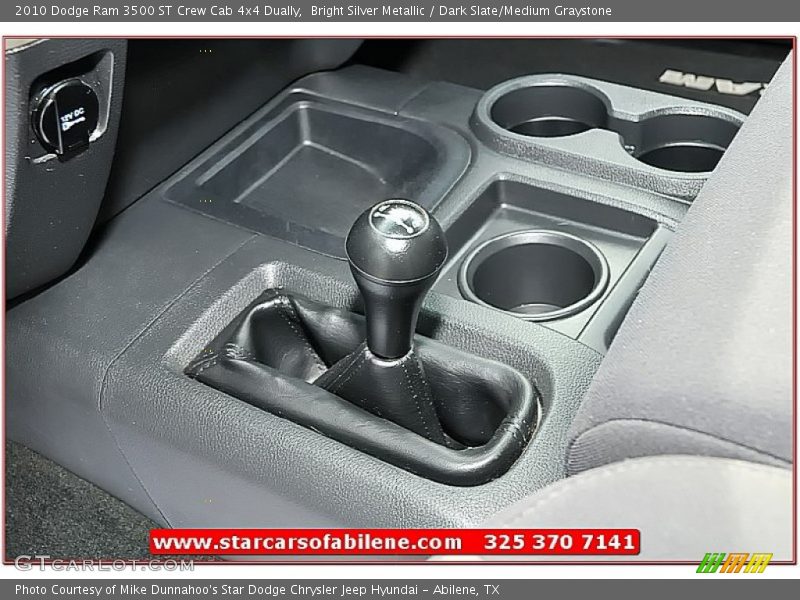 Bright Silver Metallic / Dark Slate/Medium Graystone 2010 Dodge Ram 3500 ST Crew Cab 4x4 Dually