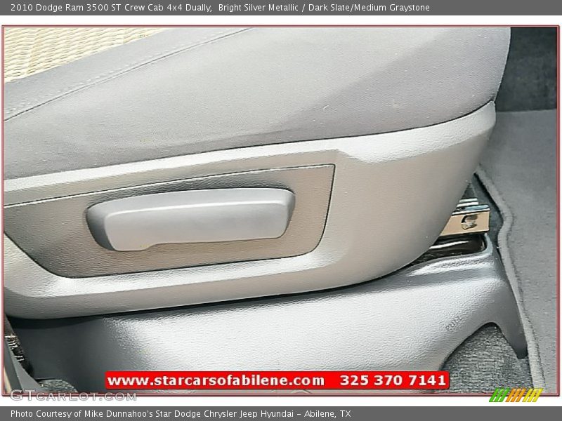 Bright Silver Metallic / Dark Slate/Medium Graystone 2010 Dodge Ram 3500 ST Crew Cab 4x4 Dually