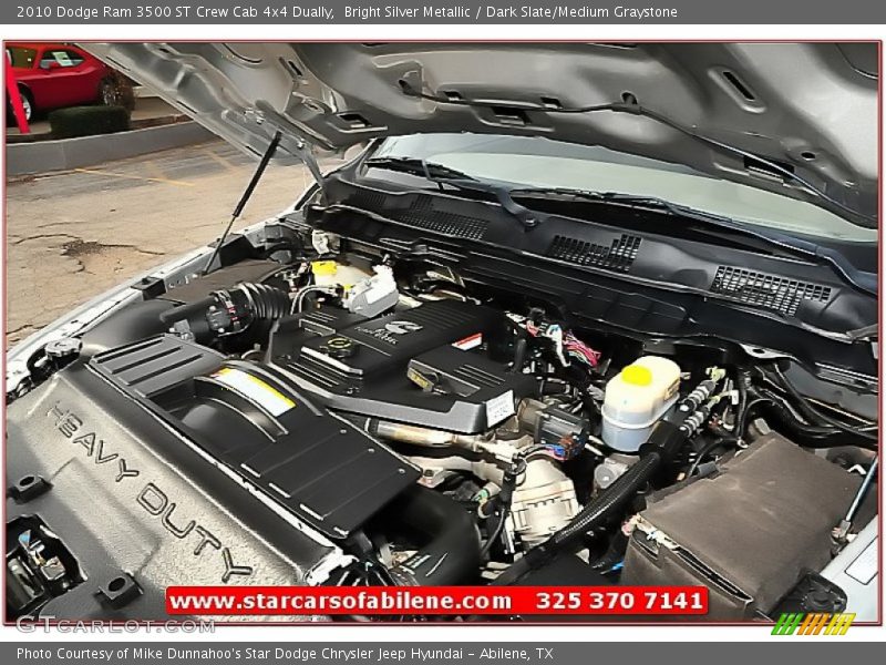 Bright Silver Metallic / Dark Slate/Medium Graystone 2010 Dodge Ram 3500 ST Crew Cab 4x4 Dually