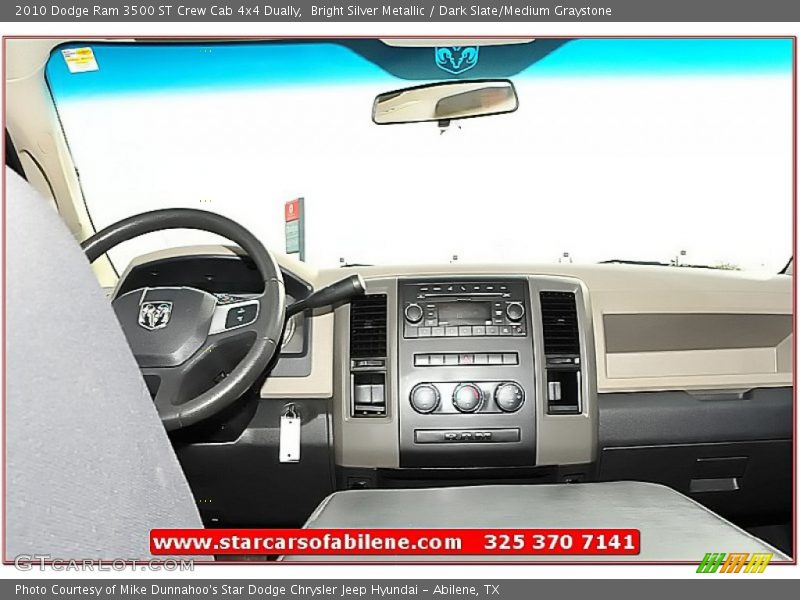 Bright Silver Metallic / Dark Slate/Medium Graystone 2010 Dodge Ram 3500 ST Crew Cab 4x4 Dually