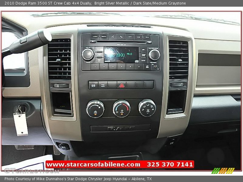 Bright Silver Metallic / Dark Slate/Medium Graystone 2010 Dodge Ram 3500 ST Crew Cab 4x4 Dually