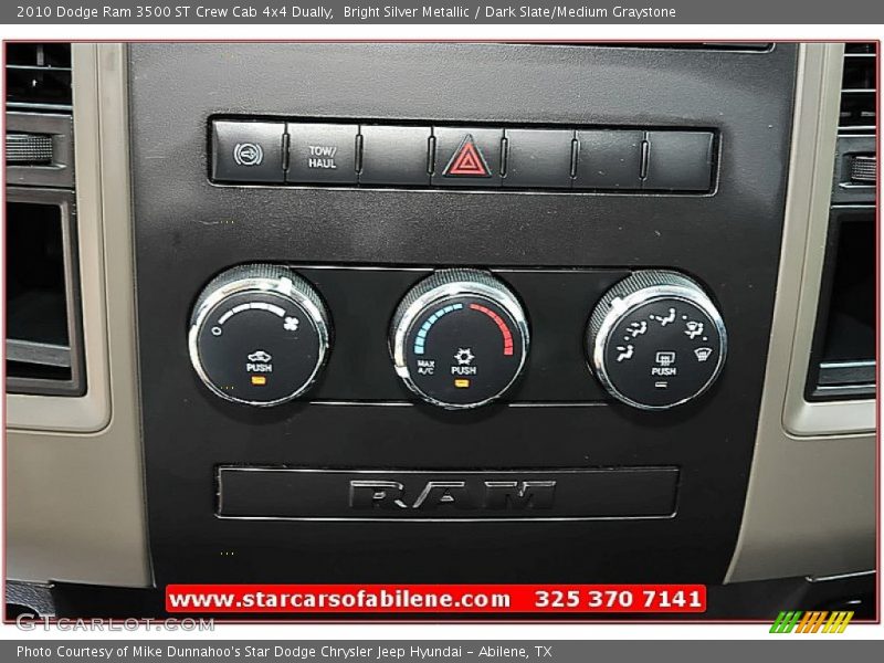Bright Silver Metallic / Dark Slate/Medium Graystone 2010 Dodge Ram 3500 ST Crew Cab 4x4 Dually