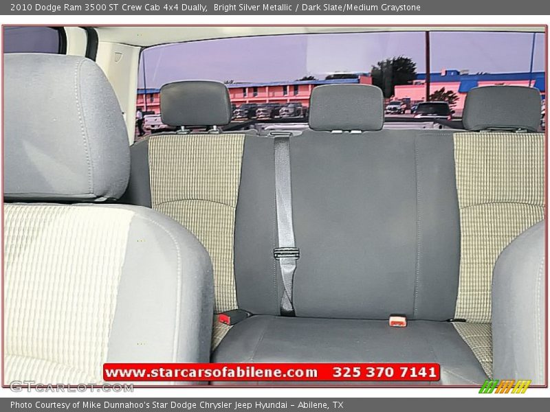Bright Silver Metallic / Dark Slate/Medium Graystone 2010 Dodge Ram 3500 ST Crew Cab 4x4 Dually