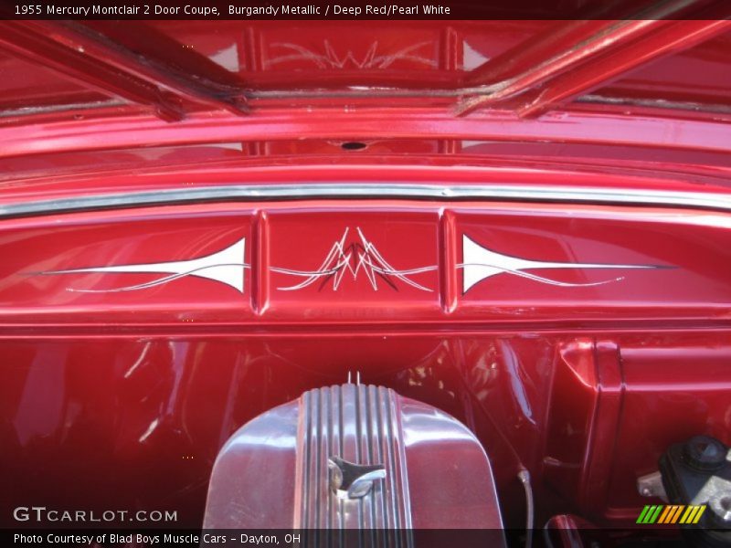 Burgandy Metallic / Deep Red/Pearl White 1955 Mercury Montclair 2 Door Coupe