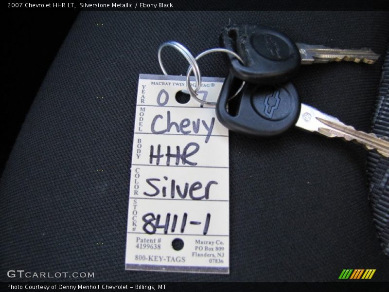Silverstone Metallic / Ebony Black 2007 Chevrolet HHR LT