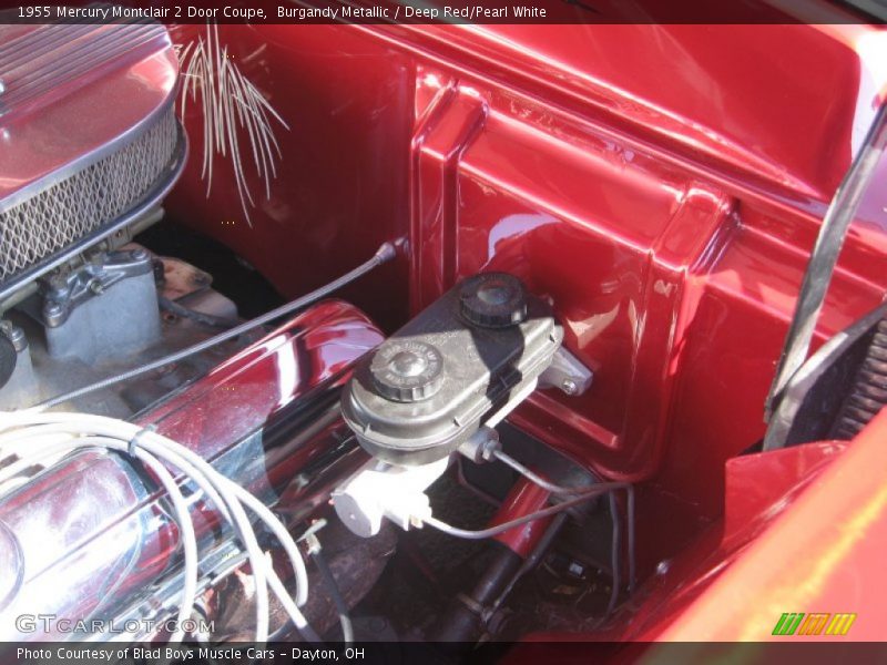 Burgandy Metallic / Deep Red/Pearl White 1955 Mercury Montclair 2 Door Coupe