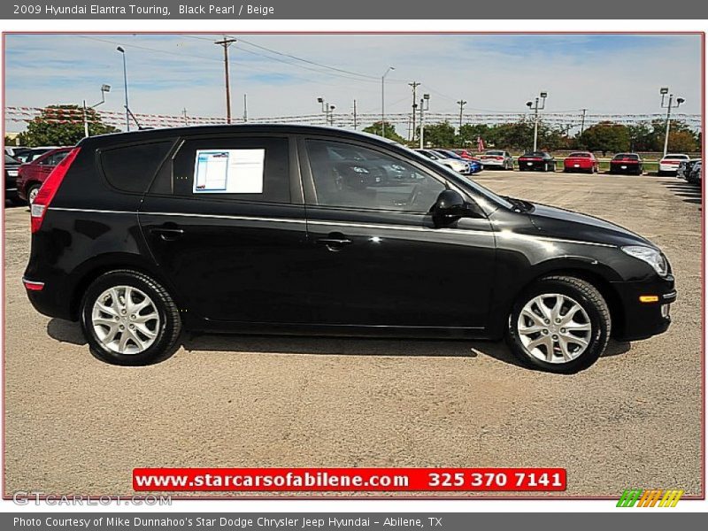 Black Pearl / Beige 2009 Hyundai Elantra Touring