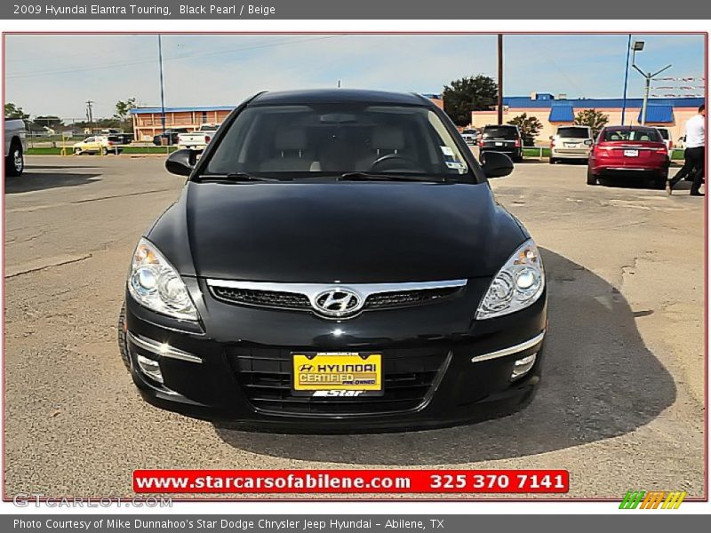 Black Pearl / Beige 2009 Hyundai Elantra Touring
