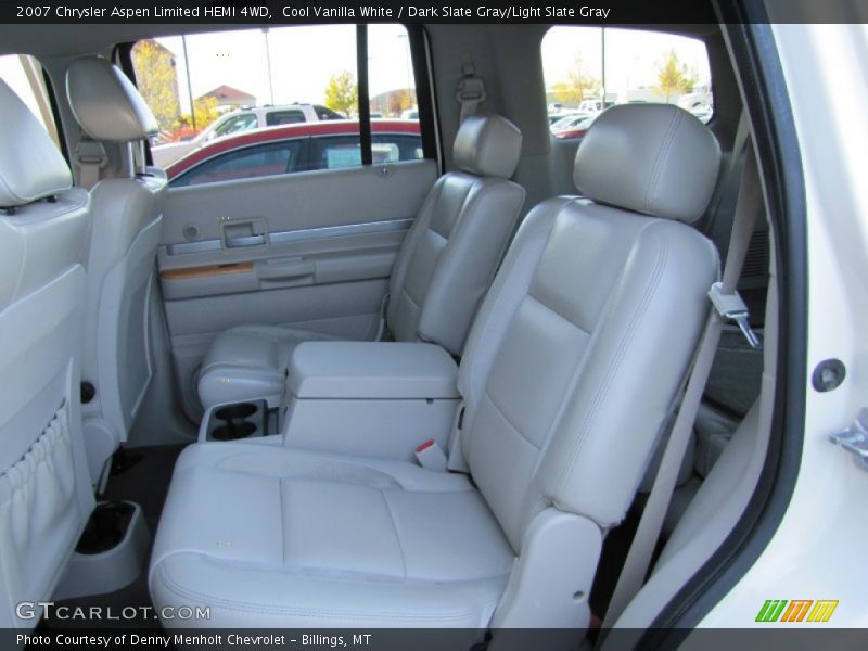 Cool Vanilla White / Dark Slate Gray/Light Slate Gray 2007 Chrysler Aspen Limited HEMI 4WD