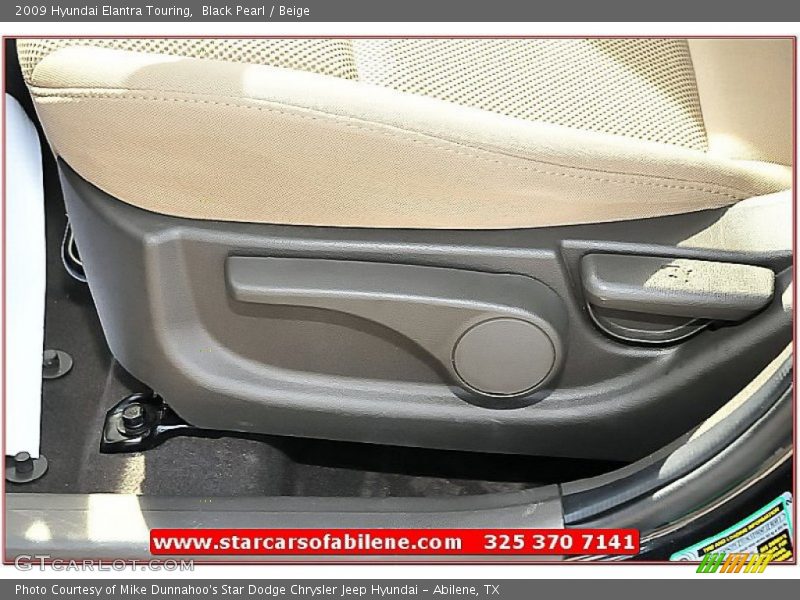 Black Pearl / Beige 2009 Hyundai Elantra Touring