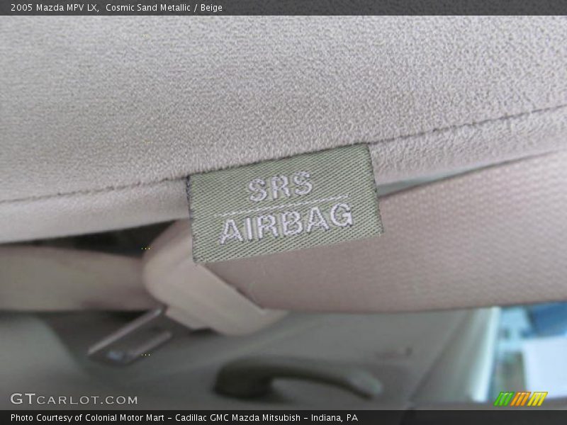 Cosmic Sand Metallic / Beige 2005 Mazda MPV LX