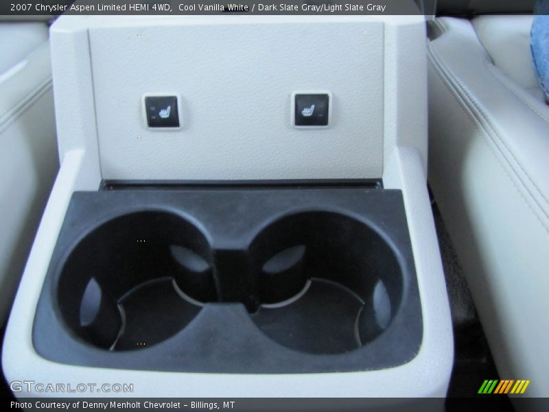 Cool Vanilla White / Dark Slate Gray/Light Slate Gray 2007 Chrysler Aspen Limited HEMI 4WD