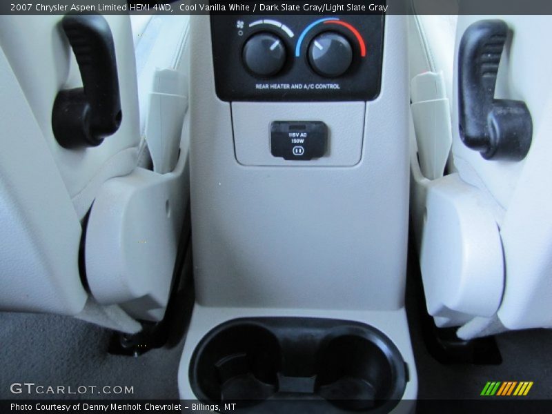 Cool Vanilla White / Dark Slate Gray/Light Slate Gray 2007 Chrysler Aspen Limited HEMI 4WD