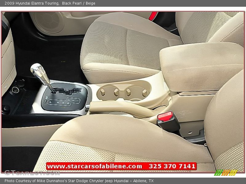 Black Pearl / Beige 2009 Hyundai Elantra Touring