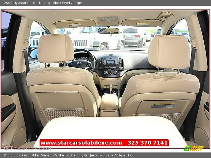 Black Pearl / Beige 2009 Hyundai Elantra Touring
