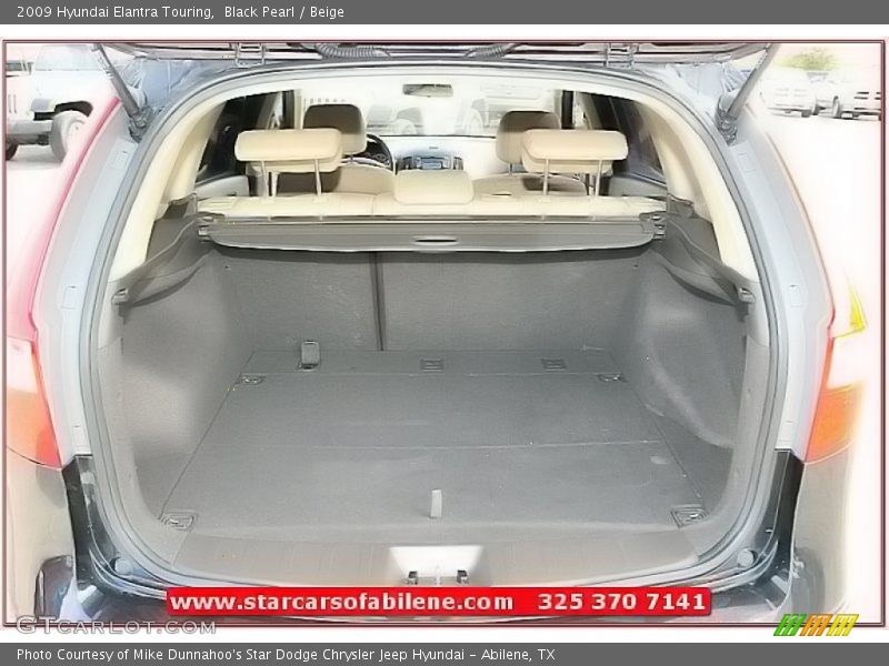 Black Pearl / Beige 2009 Hyundai Elantra Touring
