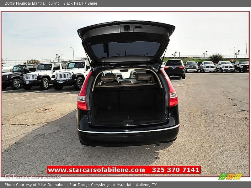 Black Pearl / Beige 2009 Hyundai Elantra Touring