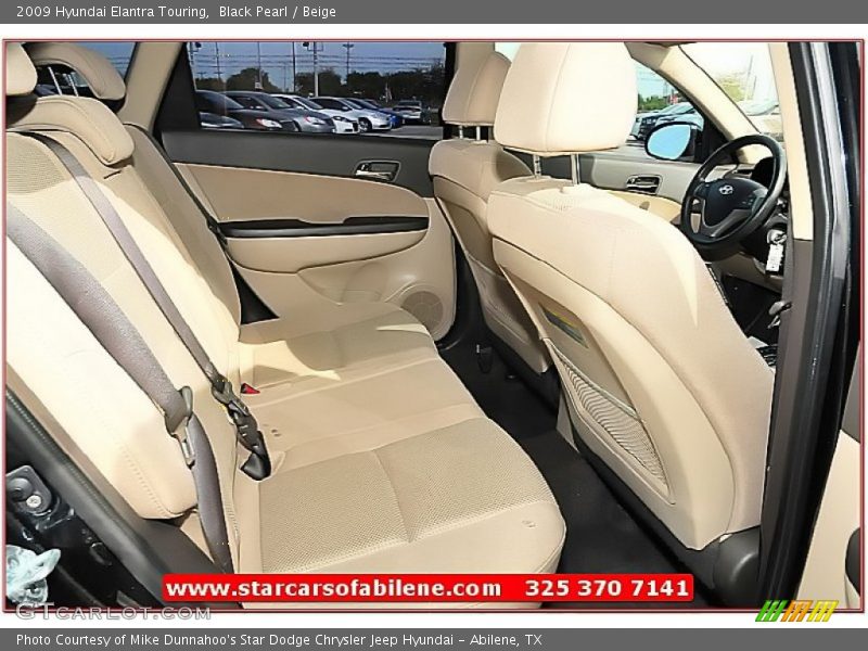 Black Pearl / Beige 2009 Hyundai Elantra Touring