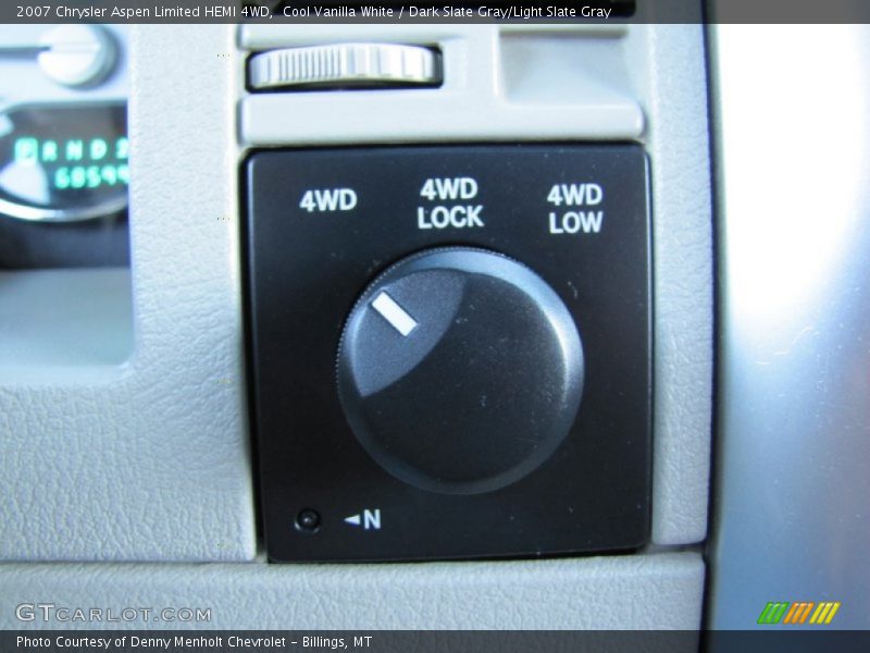 Cool Vanilla White / Dark Slate Gray/Light Slate Gray 2007 Chrysler Aspen Limited HEMI 4WD