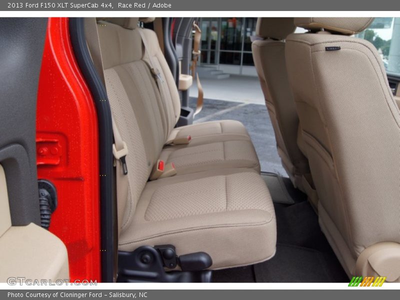 Race Red / Adobe 2013 Ford F150 XLT SuperCab 4x4