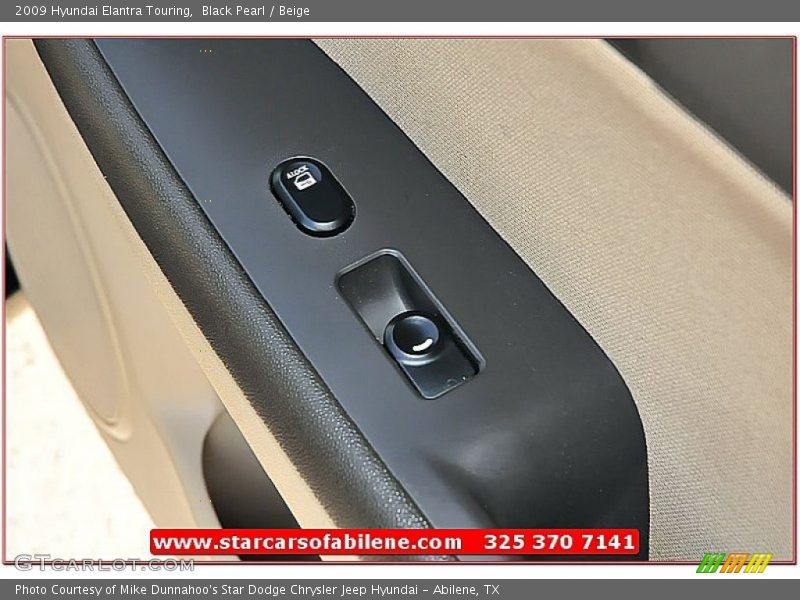 Black Pearl / Beige 2009 Hyundai Elantra Touring