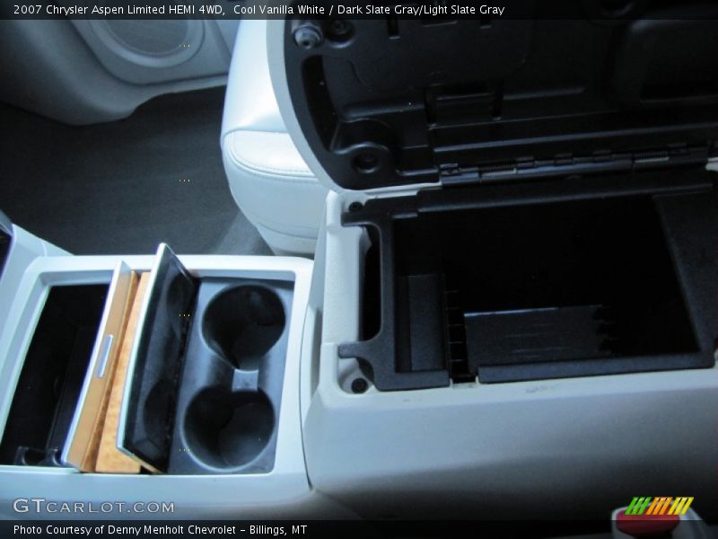 Cool Vanilla White / Dark Slate Gray/Light Slate Gray 2007 Chrysler Aspen Limited HEMI 4WD