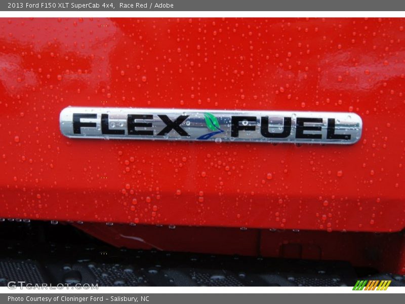 Race Red / Adobe 2013 Ford F150 XLT SuperCab 4x4