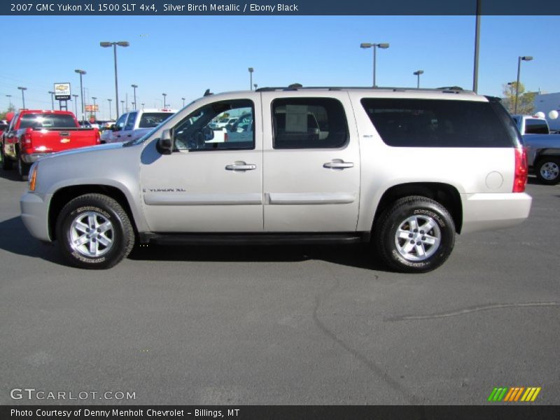 Silver Birch Metallic / Ebony Black 2007 GMC Yukon XL 1500 SLT 4x4