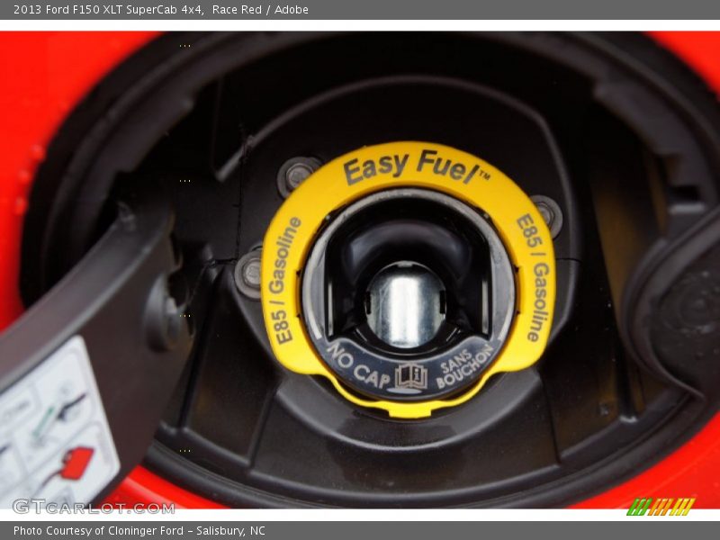 Race Red / Adobe 2013 Ford F150 XLT SuperCab 4x4
