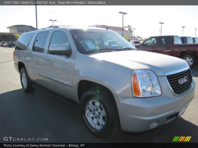 Silver Birch Metallic / Ebony Black 2007 GMC Yukon XL 1500 SLT 4x4