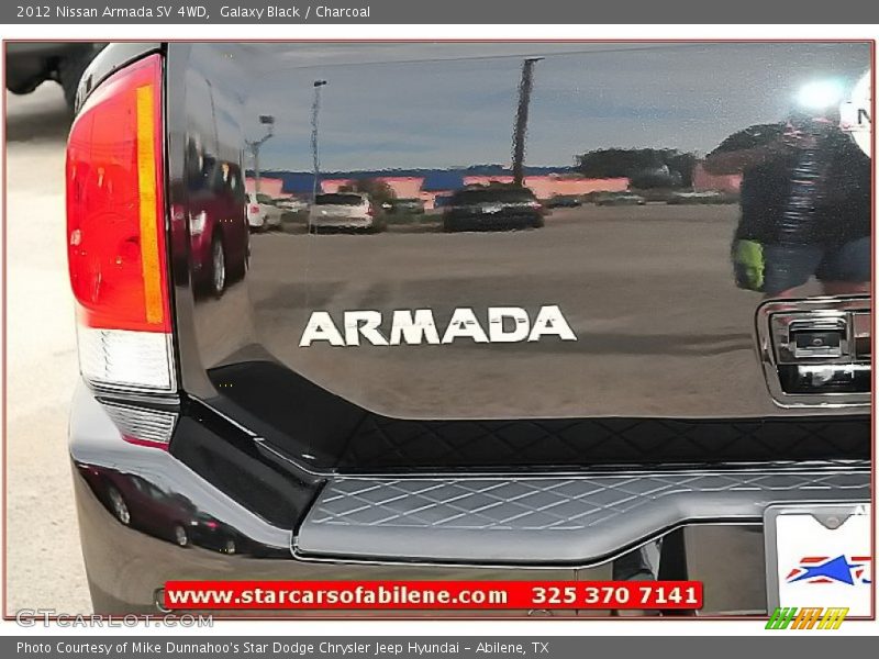 Galaxy Black / Charcoal 2012 Nissan Armada SV 4WD